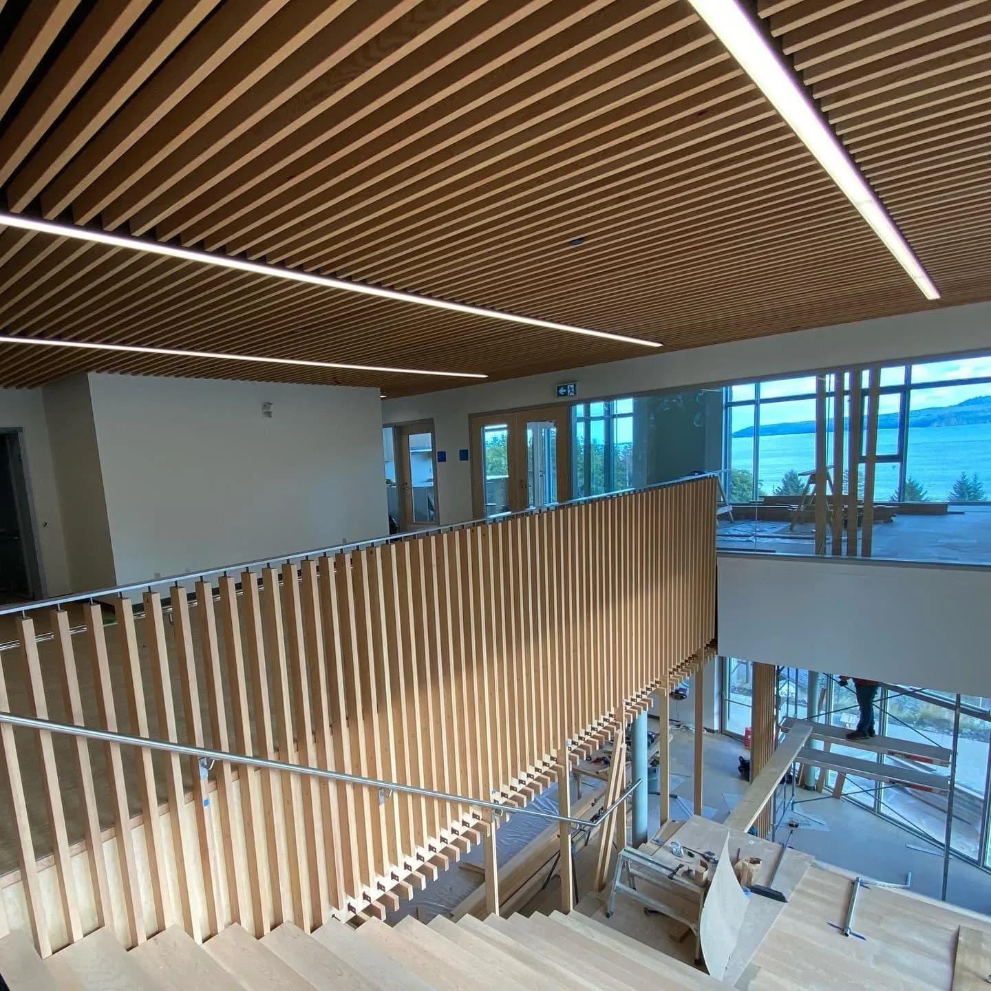 Skidegate Wellness Centre. View from second floor.
